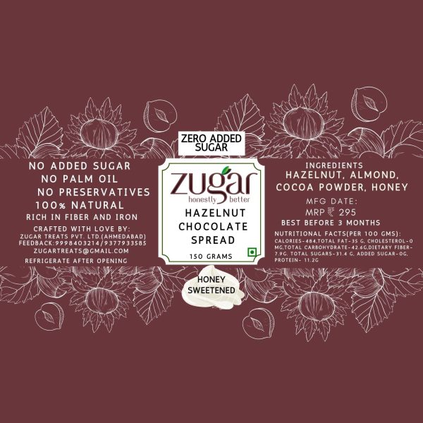 hazelnut honey sticker